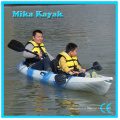2 Person Transparente Kajak Fischerboote Plastik Kanu